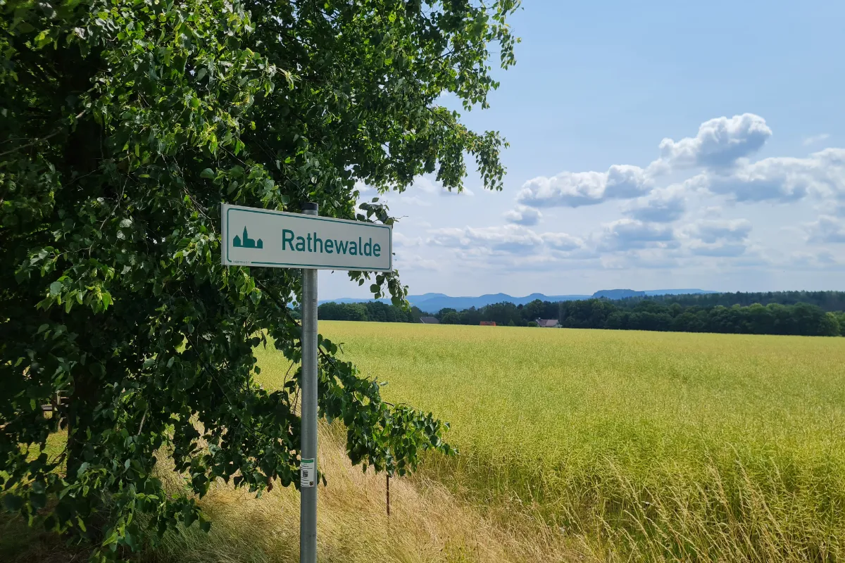 Rathewalde Schild