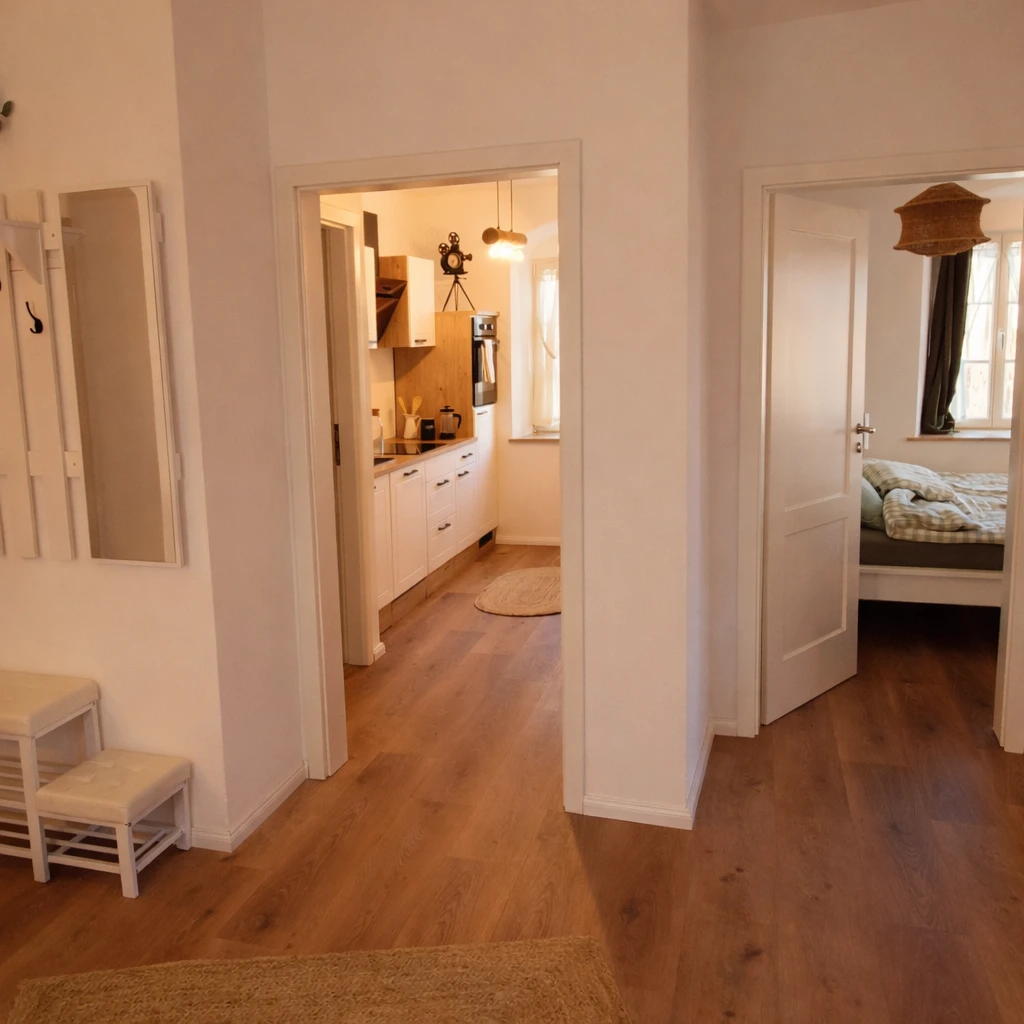 Flur der Ferienwohnung Talwächter